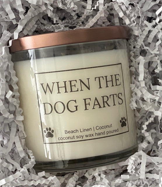 When The Dog Farts Candle